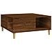 Tavolino Salotto Rovere Marrone 80x80x36,5 Cm Legno Multistrato - Foto miniatura 2