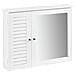 Armadietto Pensile Per Bagno O Cucina Mobiletto Bagno Pensile Bagno Pensile Cucina Mobilletto Bagno Parete Bianco Bzr55-w - Foto miniatura 1