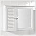 Armadietto Pensile Per Bagno O Cucina Mobiletto Bagno Pensile Bagno Pensile Cucina Mobilletto Bagno Parete Bianco Bzr55-w - Foto miniatura 6
