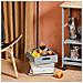 Carrello Cucina Credenza Da Cucina O Bagno Con 3 Cassetti E 1 Cestino L68*p38*a85 Cm Colore Grigio Fkw79-hg - Foto miniatura 5
