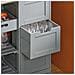 Carrello Cucina Credenza Da Cucina O Bagno Con 3 Cassetti E 1 Cestino L68*p38*a85 Cm Colore Grigio Fkw79-hg - Foto miniatura 2