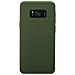Cover Per Galaxy S8 In Silicone Rigido Morbido Al Tatto, Verde - Foto miniatura 1