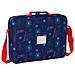 Borsa Per La Scuola Neon Blu Marino 38 X 28 X 6 Cm - Foto miniatura 3