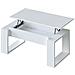 Tavolino Alzabile - Melaminico Bianco - 105 X 55 X 45 Cm Nova - Foto miniatura 1