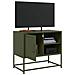 Mobile Tv Verde Oliva 68x39x60,5 Cm In Acciaio - Foto miniatura 3