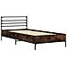 Giroletto Rovere Fumo 100x200 Cm In Legno Multistrato E Metallo - Foto miniatura 3