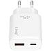 Caricabatterie Usb-c Power Delivery 45w E Usb Quick Charge 3.0 18w, Bianco - Foto miniatura 1