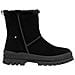 Black Casual Closed Ladies Mid Height Boots Stivaletti Pelle Scamosciata /nabuk Scarpe Donna Nero Eu 38, W2172-00 - Foto miniatura 3