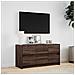 Mobile Porta TV con LED Rovere Marrone 100x34x50 cm Truciolato - Foto miniatura 3