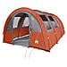 Tenda da Campeggio a Tunnel per 4 Persone Grigio e Arancione - Foto miniatura 4