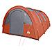 Tenda da Campeggio a Tunnel per 4 Persone Grigio e Arancione - Foto miniatura 5