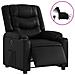 Poltrona Reclinabile Elettrica Nera in Similpelle - Foto miniatura 1