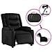 Poltrona Reclinabile Elettrica Nera in Similpelle - Foto miniatura 6