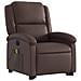 Poltrona Alzapersona Elettrica Reclinabile Marrone Similpelle - Foto miniatura 4