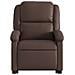 Poltrona Alzapersona Elettrica Reclinabile Marrone Similpelle - Foto miniatura 9