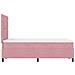 Letto Box Spring con Materasso Rosa 120x200 cm in Velluto - Foto miniatura 9
