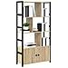 Libreria rovere sonoma 80 x 30 x 155.5 cm Legno multistrato - Foto miniatura 3