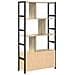 Libreria rovere sonoma 80 x 30 x 155.5 cm Legno multistrato - Foto miniatura 8