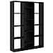 Divider per stanze Rovere nero 100 x 24 x 140 cm - Foto miniatura 1