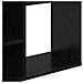 Divider per stanze Rovere nero 100 x 24 x 140 cm - Foto miniatura 8