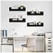 Scaffali da parete 4 pcs Rovere Nero 80 x 11,5 x 18 cm - Foto miniatura 4