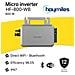 Kit solare plug & play Eco 800 W · 2 pannelli Canadian 460 W + microinverter + cavo Schuko da 5 m - Foto miniatura 2