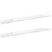 Scaffale da parete 2 pcs Marmo Bianco 100 x 9 x 3 cm - Foto miniatura 1