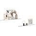 Scaffale da parete 2 pcs Marmo Bianco 100 x 9 x 3 cm - Foto miniatura 3