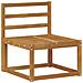 Set di divani da esterno 7 pcs Naturale - Foto miniatura 4