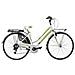 Bici Da Donna City Bike Bicicletta Misura 26 Linea Moving Cambio 6v Mov26d6v Completa Di Accessori E Luci A Led - 40 Bianco Verde - Foto miniatura 1