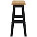 Sgabello da Bar Alto EKAI 2 pcs Nero 40 x 29 x 63 cm - Foto miniatura 5