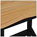 Sgabello da Bar Alto EKAI 2 pcs Nero 40 x 29 x 63 cm - Foto miniatura 8