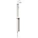 Doccia da esterno 246 cm Legno massello di pino e acciaio inox - Foto miniatura 1