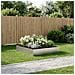 Vaso da giardino Argento 100 x 100 x 20 cm Acciaio Inox - Foto miniatura 2