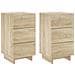 Comodino 2 pz Rovere Sonoma 33,5 x 34,5 x 60 cm Legno composito - Foto miniatura 1