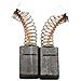 Spazzole di carbone per Ryobi CH450PK - 7 x 11 x 18 mm - coppia - Foto miniatura 1