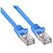 cavo patch per rete dati lan cat. 5e, 2x rj45, schermatura futp, colore blu, 1m - Foto miniatura 1