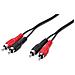 Cavo audio 2 spine rca m maschio + 2 spine rca m maschio - 5 mt - Foto miniatura 1