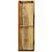 Appendiabiti A Parete 2pz In Legno Massello Di Mango 36x110x3cm - Foto miniatura 6