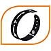 Collare Club C25/70 Colore Rosso In Nylon - Per Cani - Foto miniatura 3