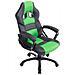Poltrona Gaming Ufficio Pedro XL - Sedia Racing Imbottita in Similpelle - Poltrona Sport Regolabile e Reclinabile - Carico Max 150 kg Nero Verde - Foto miniatura 1