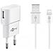 45295 Caricabatterie Per Dispositivi Mobili Interno Bianco (8-pin Charger Set. 1x Usb Port. White. 1.0a)  - Foto miniatura 1