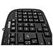 TECLADO MULTIMEDIA USB ESPANOL tastiera Mouse incluso QWERTY Spagnolo Nero - Foto miniatura 3