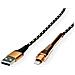 11.02.8923, 1 M, Lightning, Usb A, Maschio, Maschio, Nero, Oro - Foto miniatura 1