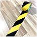 Nastri Di Sicurezza 70mm X 20m Nero Giallo Di Pericolo Avvertimento Nastro Adesivo Marcatura Nastro Della Barriera - Foto miniatura 4