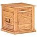 Baule 40x40x40 Cm In Legno Massello Di Acacia - Foto miniatura 1