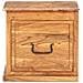 Baule 40x40x40 Cm In Legno Massello Di Acacia - Foto miniatura 5