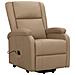 Poltrona Alzapersona Reclinabile Cappuccino In Similpelle - Foto miniatura 3
