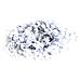 Slowfall Confetti Snowflakes 10x10mm, White, 1kg - Foto miniatura 1