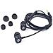 Auricolare Originale A Filo Stereo In-ear Wh60 Premium Black Bulk - Foto miniatura 1